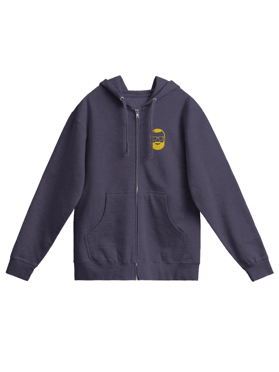 Letterman Beard Zip Up Hoodie product image (1)