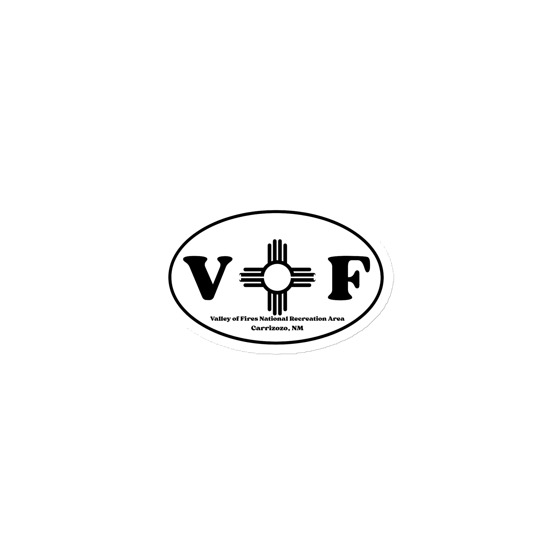 Valley of Fires Oval Magnet product image (1)