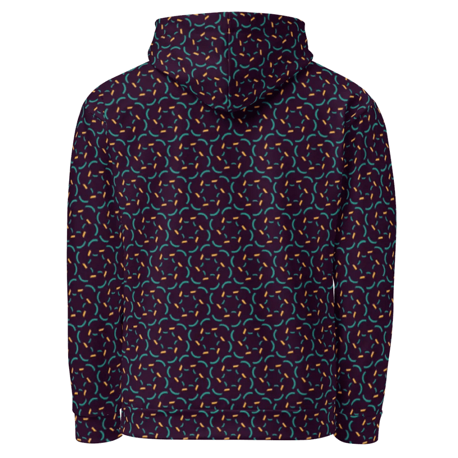 DDP Flux Geometric Allover Print Hoodie for Men and Women product image (3)