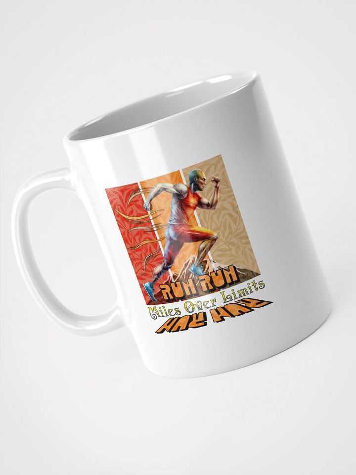 Run Run Miles Over Limits Male Running Energetic Mug product image (2)