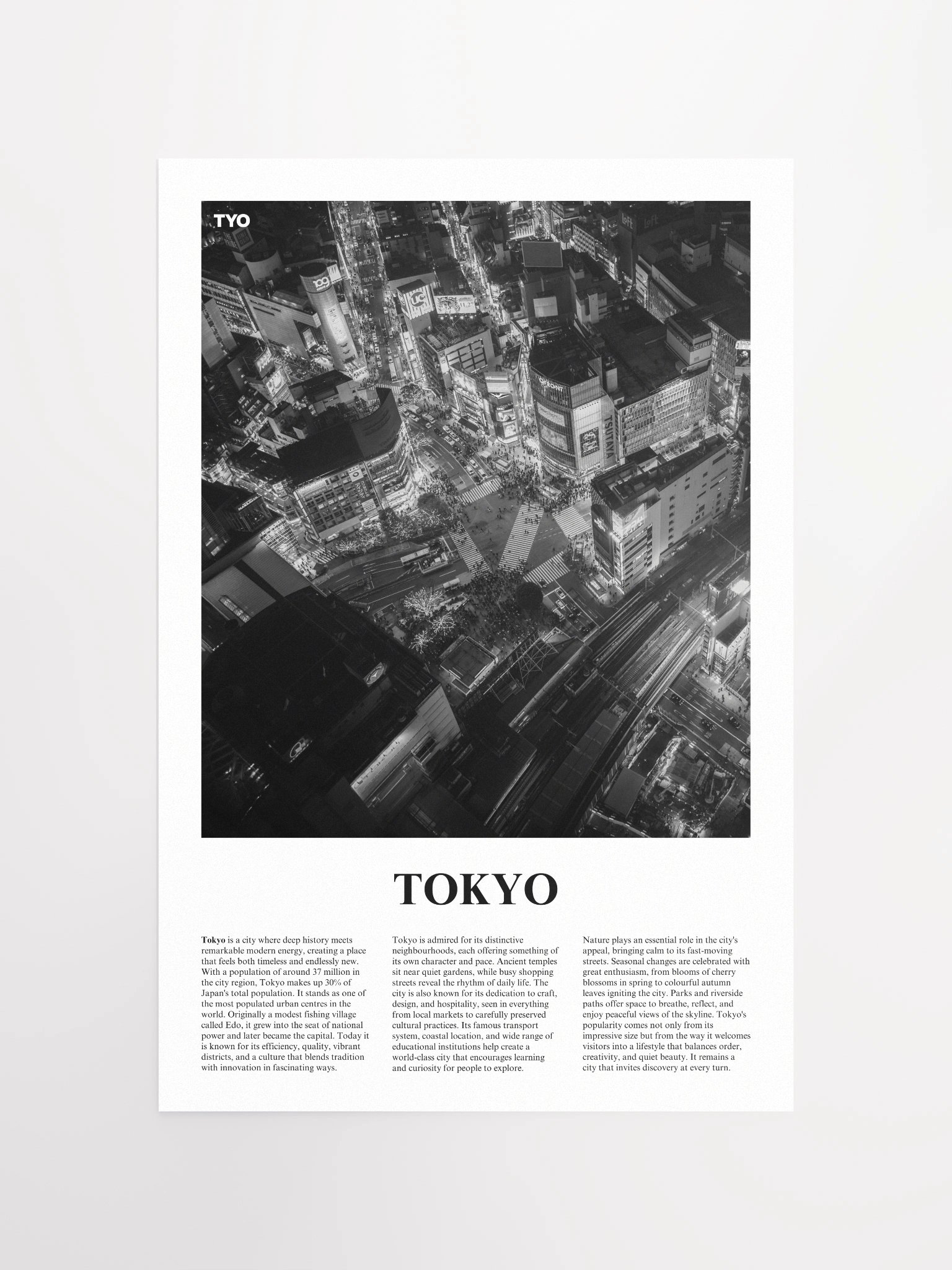 Tokyo 02 Newspaper Poster product image (5)