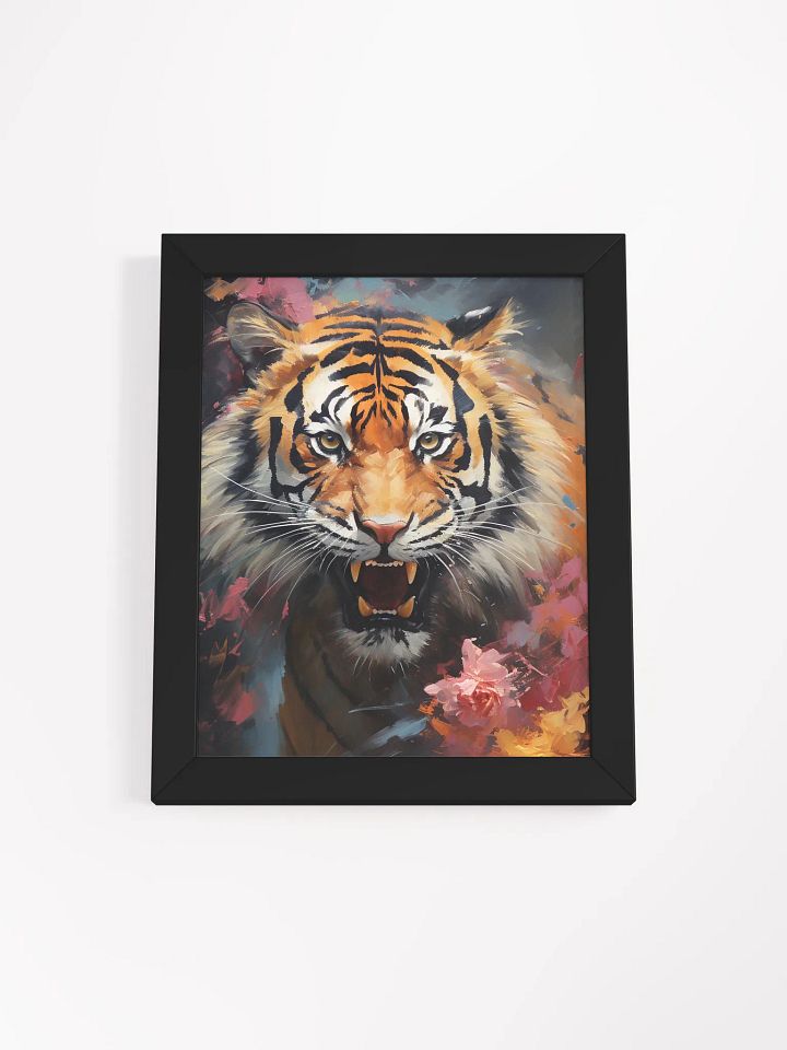 Intense Tiger's Gaze Framed Poster product image (2)