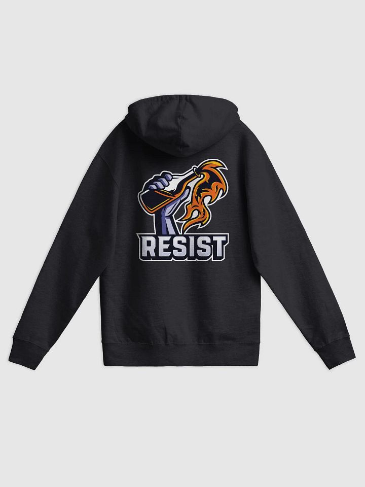 Resist Zip-Up Premium Hoodie MOLOTOV ON BACK product image (1)