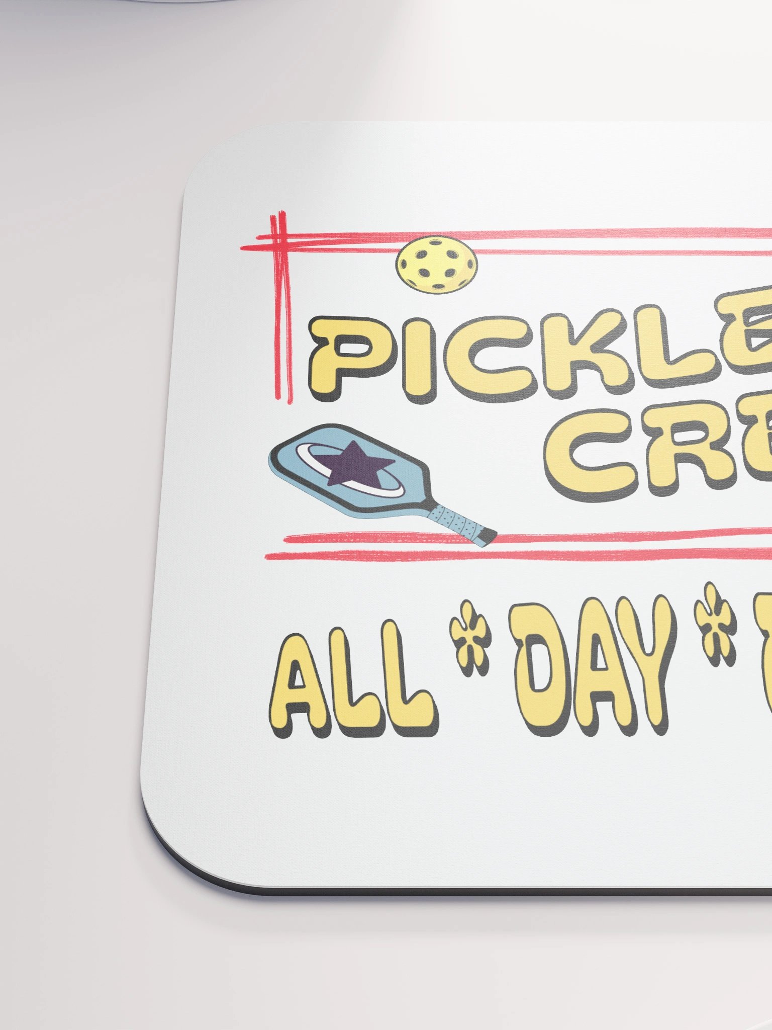 Pickleball Crew All Day Every Day Mouse Pad product image (6)