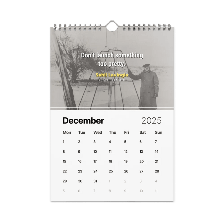 2025 Wall Calendar product image (4)