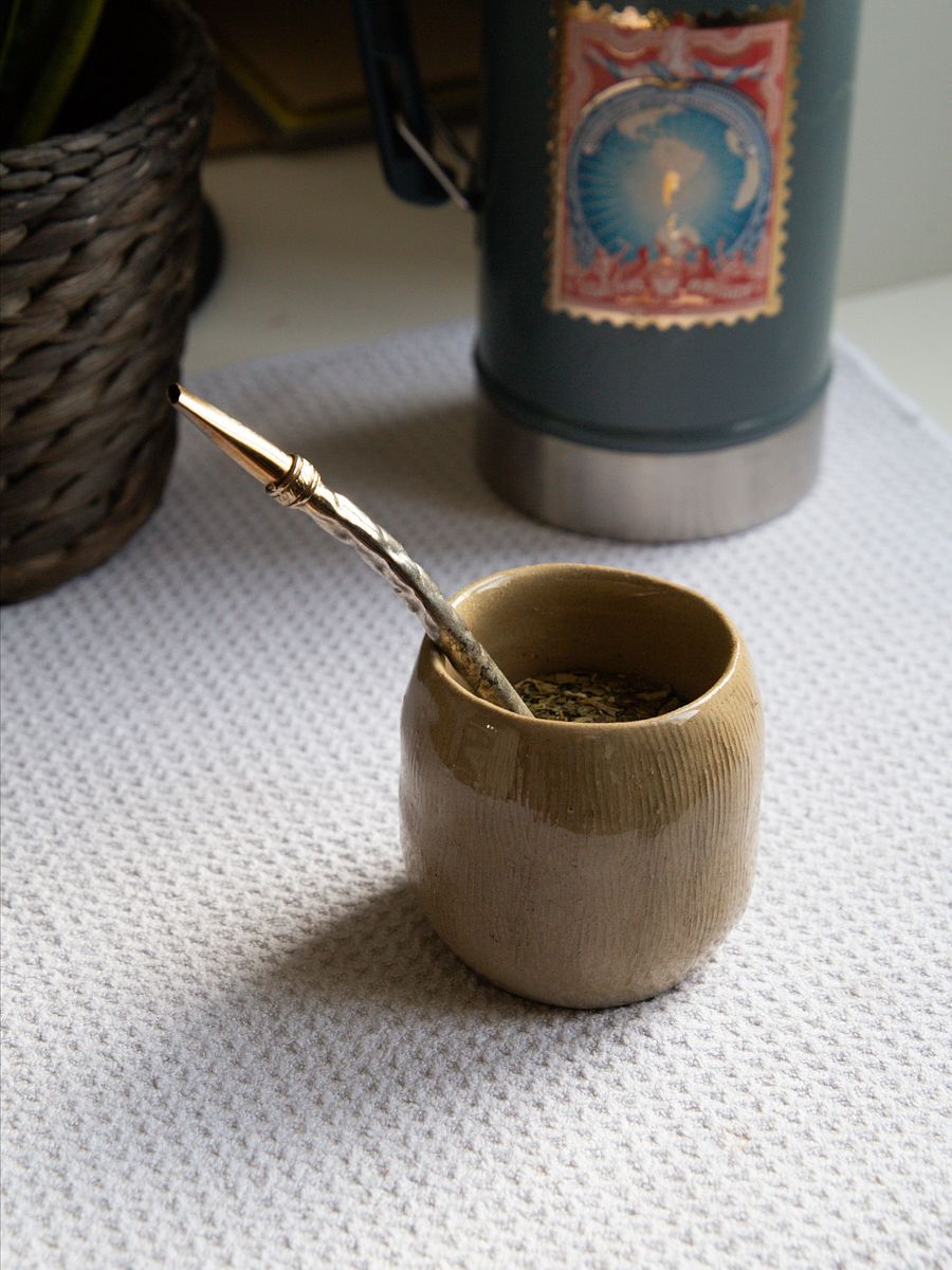 LATTE handmade ceramic Mate / Coffee cup product image (1)