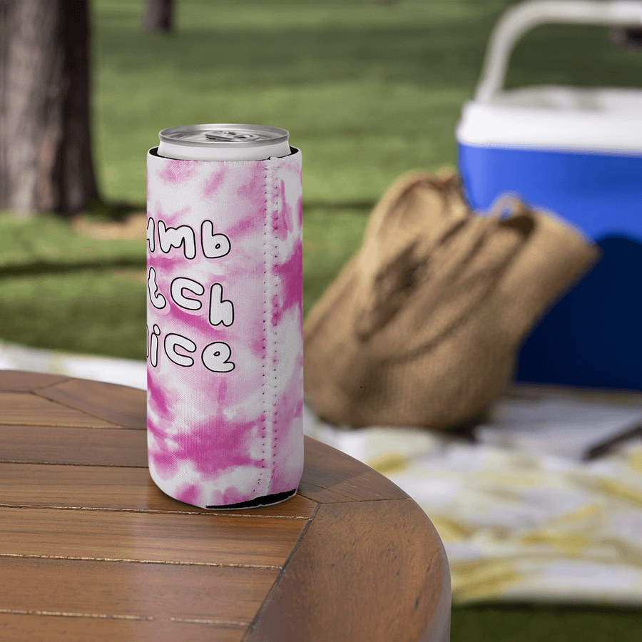 Dumb Bitch Juice Coozie - Pink Tie Dye product image (14)