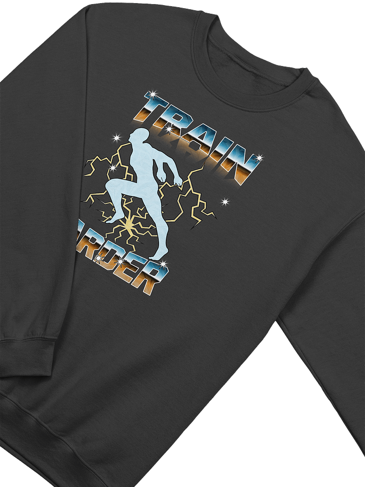 Train Harder Runner Lightning Stride Crewneck Sweatshirt product image (2)