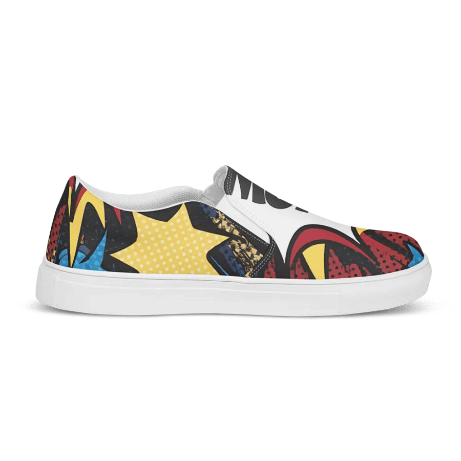 Pop-Art Explosion Men's Slip-On Shoes product image (10)
