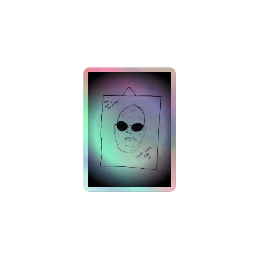 The Man in the Mirror Sticker product image (1)