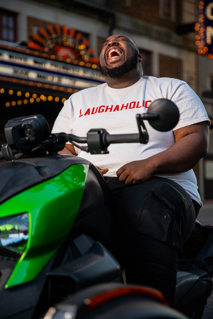 Laughaholic T-Shirt (Natural) product image (2)