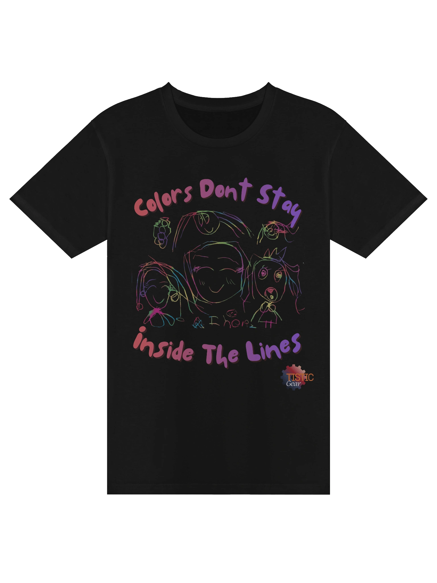 Men's TISTIC Gear – “Colors Don’t Stay Inside The Lines” Limited Edition Tee product image (1)
