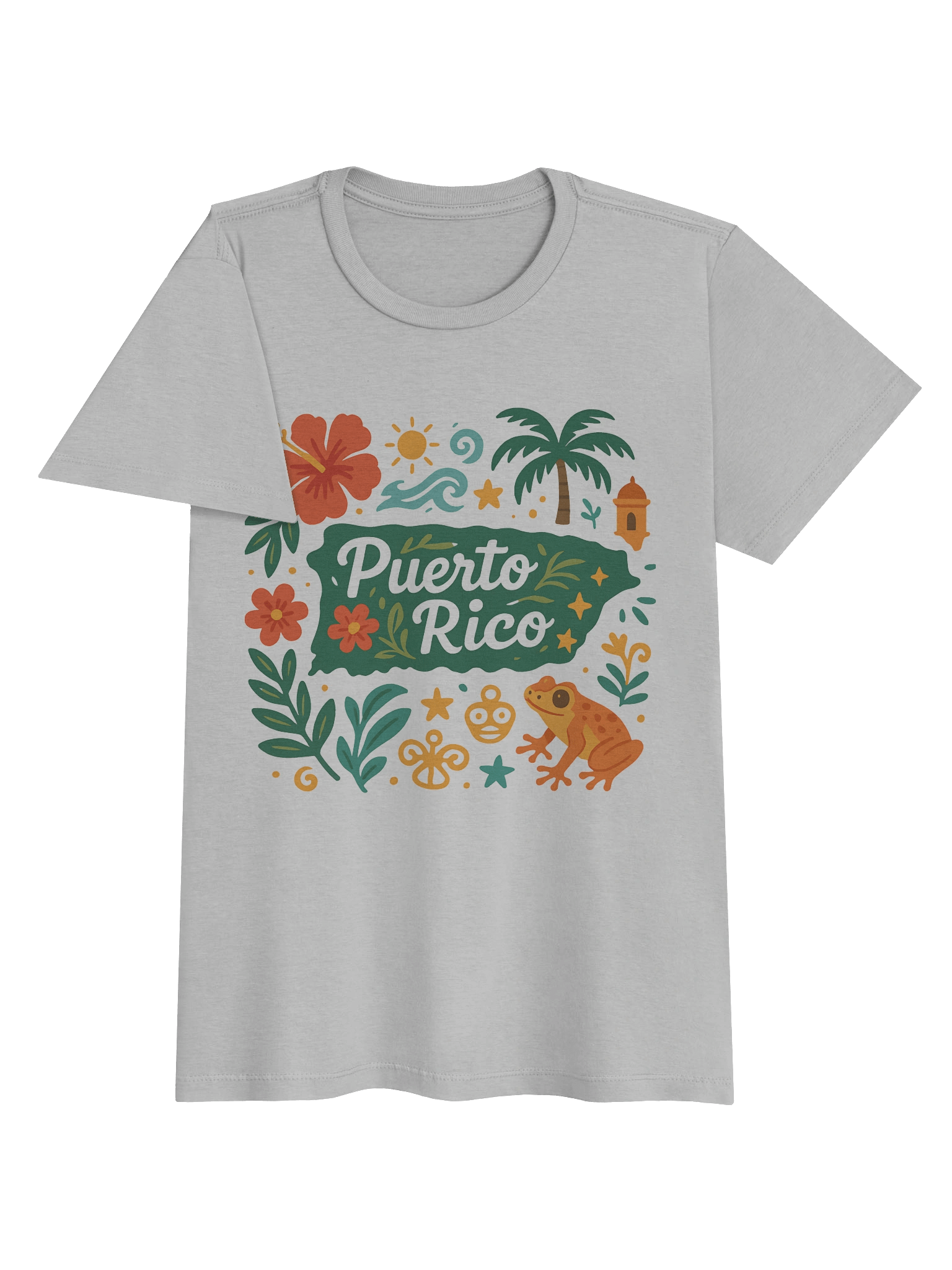 Puerto Rico Colorido T-Shirt Mujer product image (2)