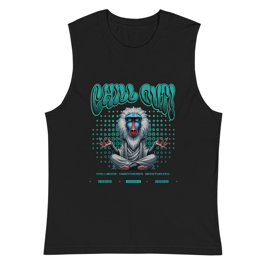 Chill Out! Zen Vibes Mandrill Muscle Tank product image (3)
