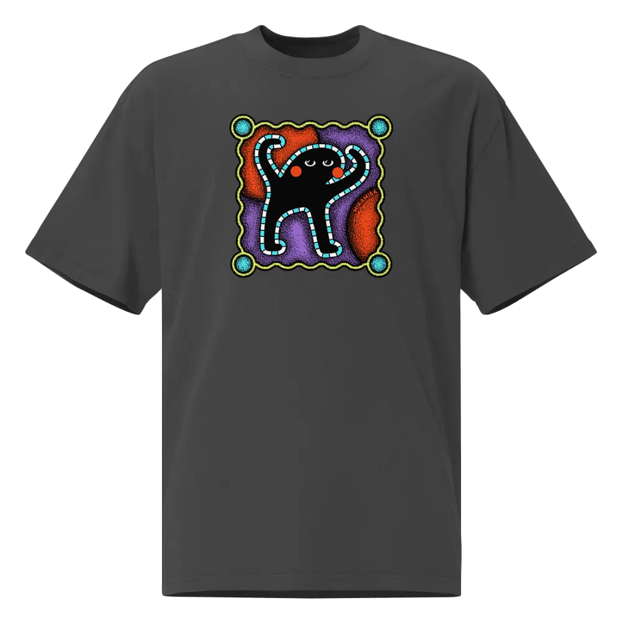 Faded Cursed Cat Tee product image (1)