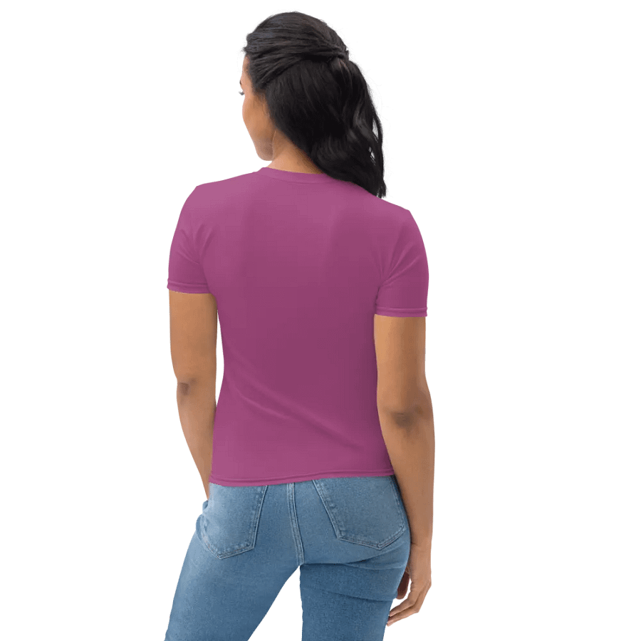 Plain Plum Purple True Summer Women's Crewneck Polyester Heavyweight Premium T-Shirt by Treasure Pie product image (8)