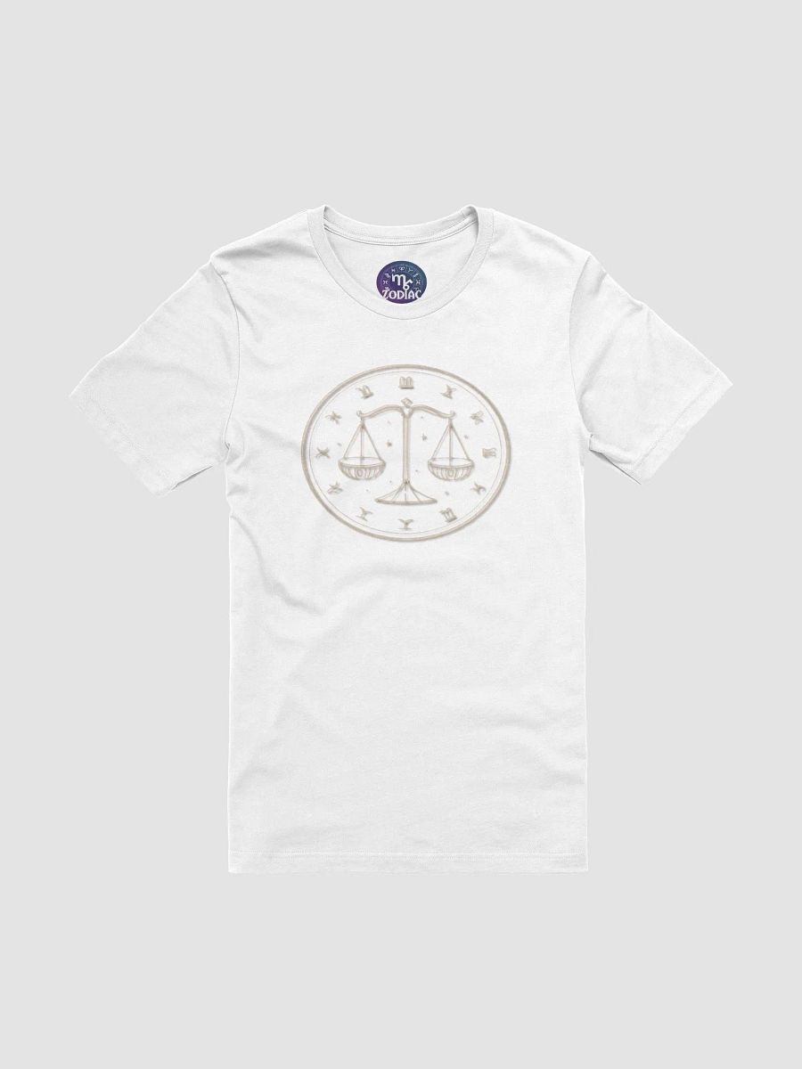 Exclusive Unisex Libra Zodiac T-Shirt - Minimalist Scales Design, Astrology Gift product image (83)