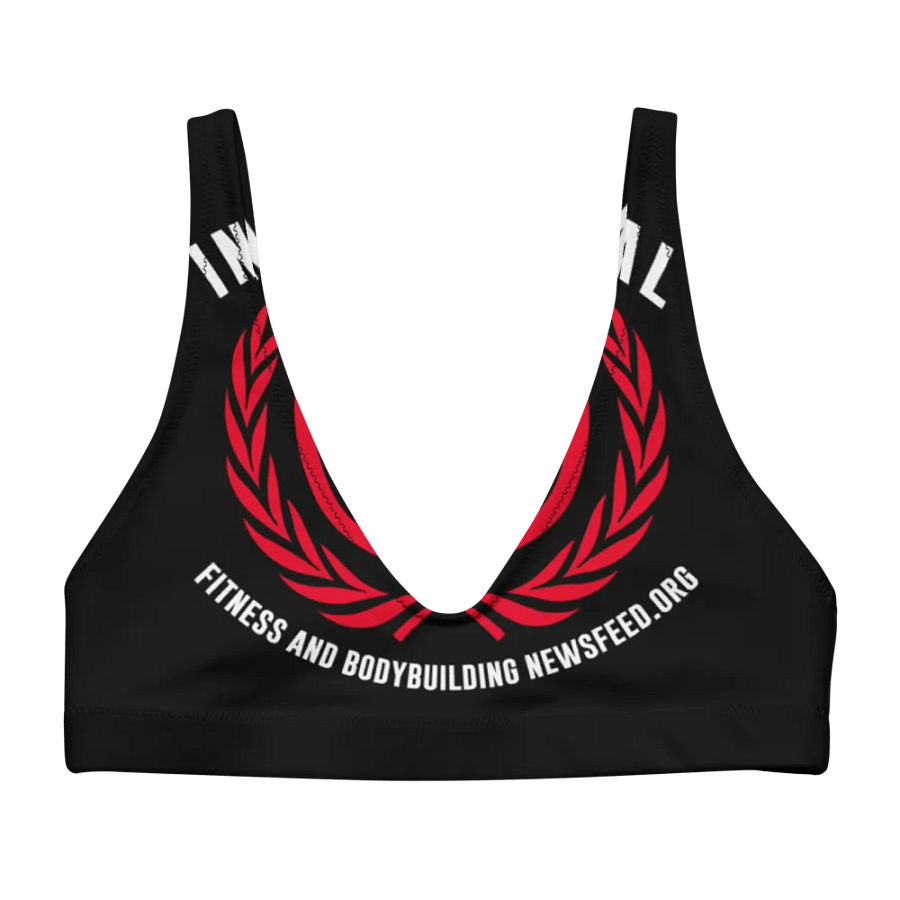 IFBNewsfeed.Org's All-Over Print Recycled Padded Bikini Top product image (3)
