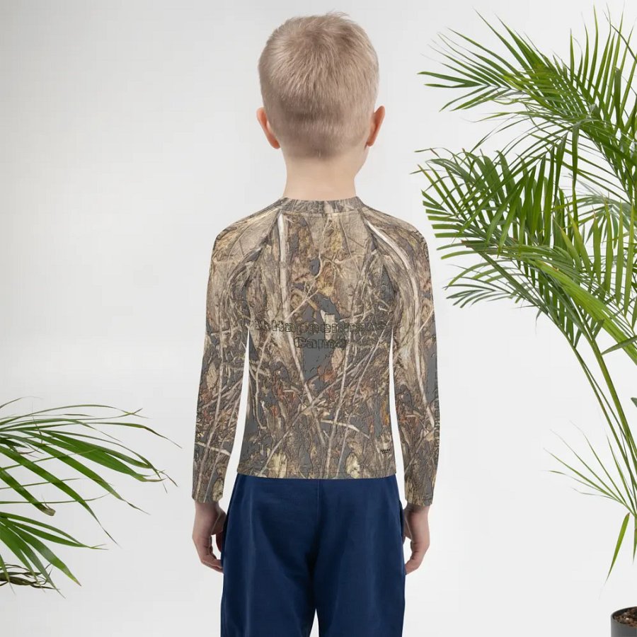 Kids Rash Guard - Dead Split - It Happennnns Camo product image (7)