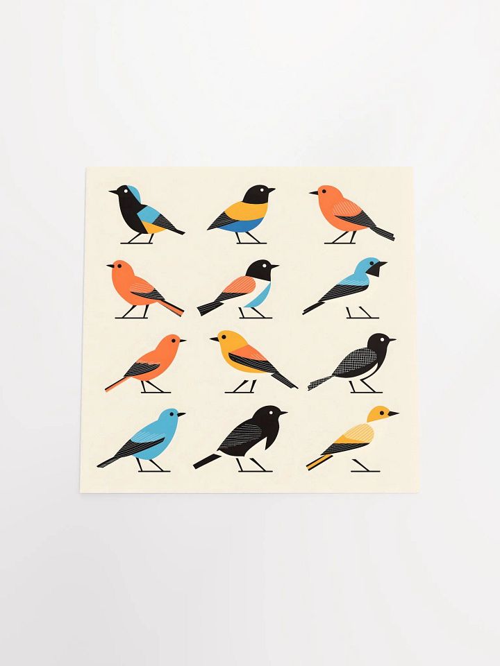 Birds Grid Poster Art product image (8)