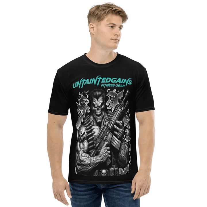 UNTAINTED GAINS SKULL T SHIRT product image (2)