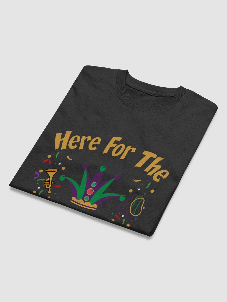 "Here For The BOOBeads" Mardi Gras T-Shirt product image (7)