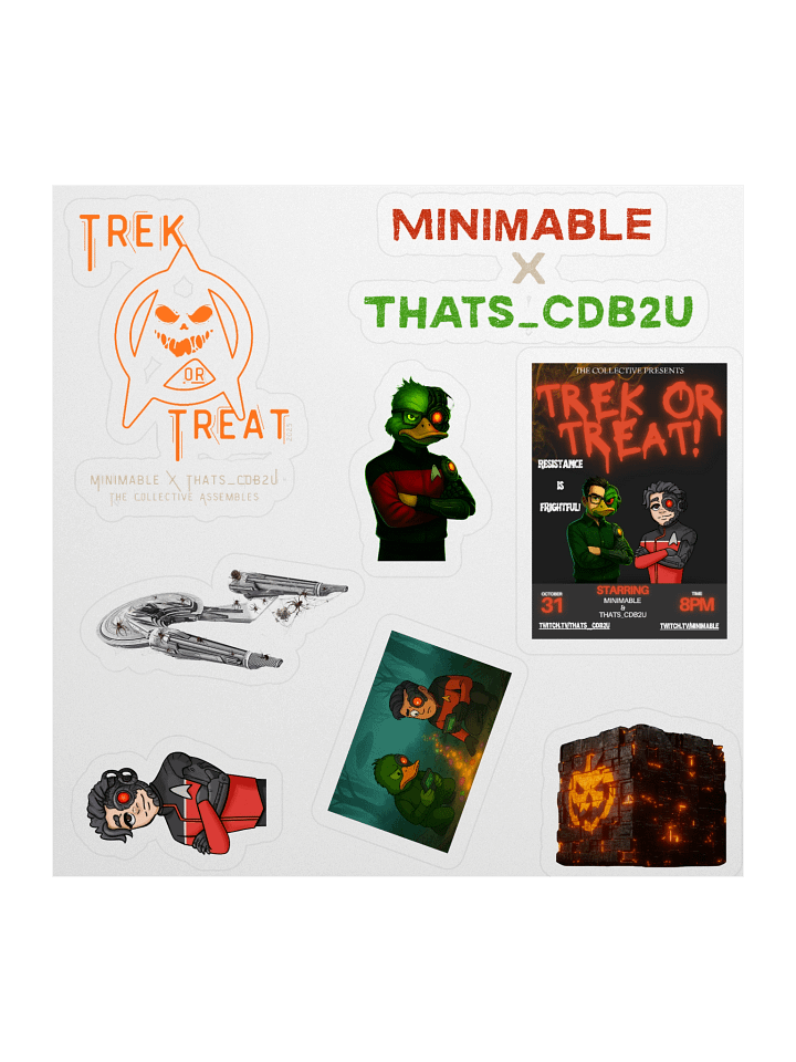 Trek or Treat 2025 - Sticker pack product image (1)