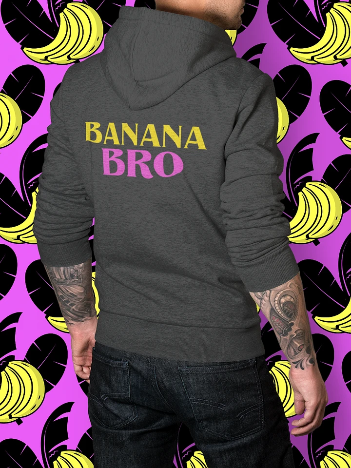 Banana Bro 2 sided zip hoodie product image (1)
