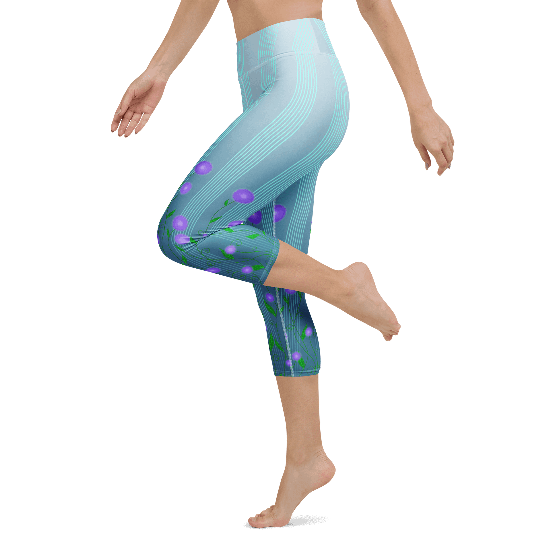 Spring Blooms Capri Leggings product image (5)