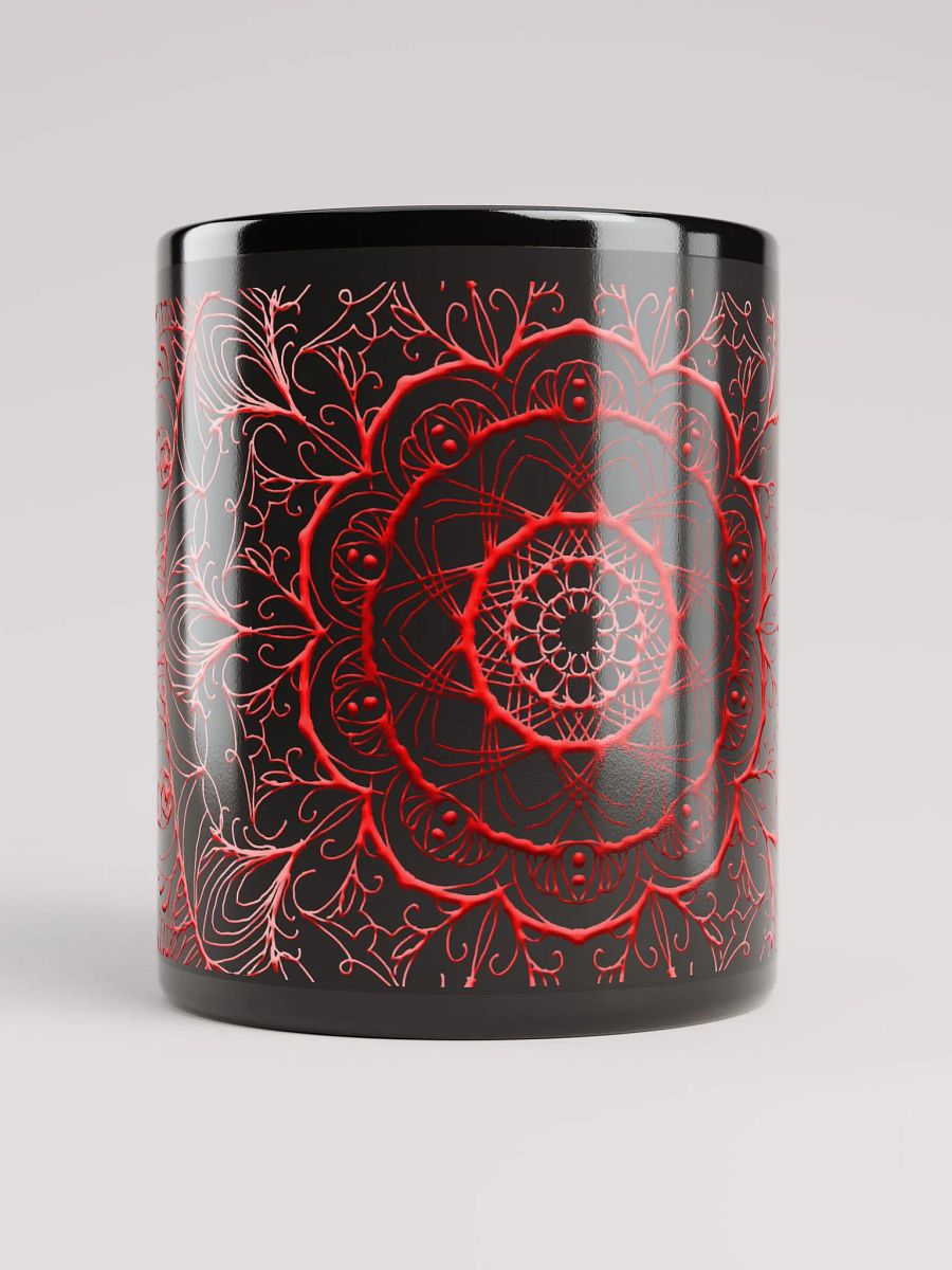 Crimson Mandala Elegance Mug product image (9)