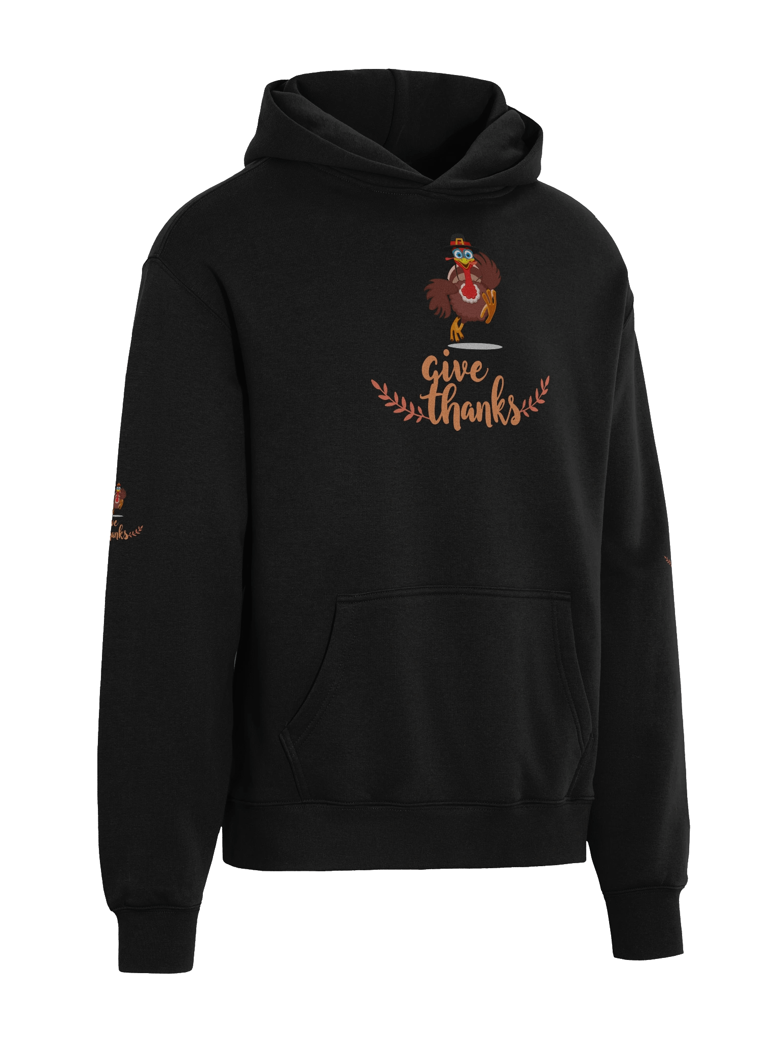 "Give Thanks Hoodie – Cozy Thanksgiving Fall Apparel" product image (14)
