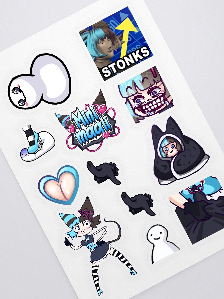 Mini Meme sticker sheet product image (1)
