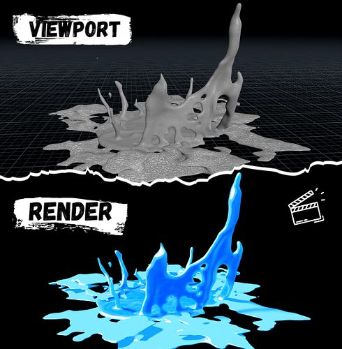 2D Splash in Houdini 19 using Flip Solver and POP 🌊✨. Customized toon color shader for a unique look, rendered in Mantra for ...
