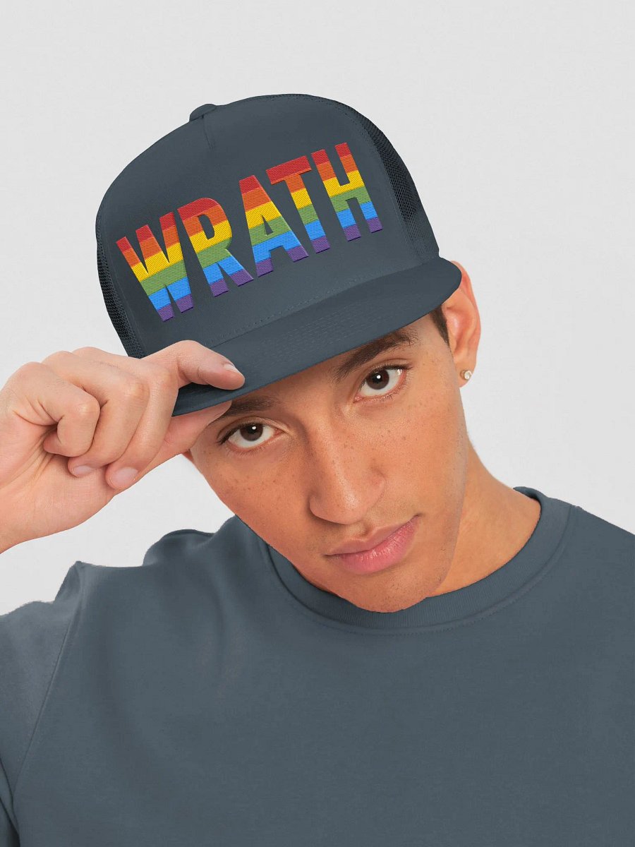 WRATH 2023 embroidered trucker hat product image (2)