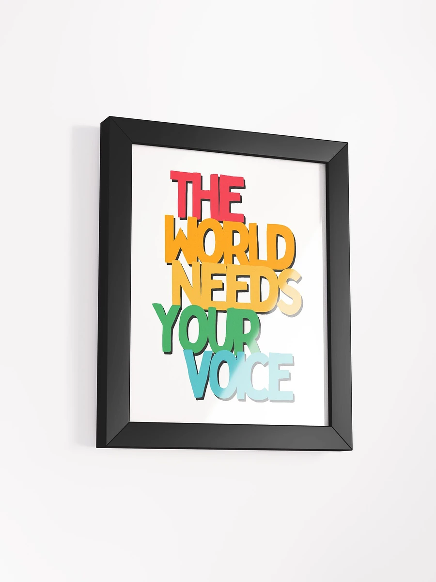 The World Needs Your Voice Rainbow Print product image (10)