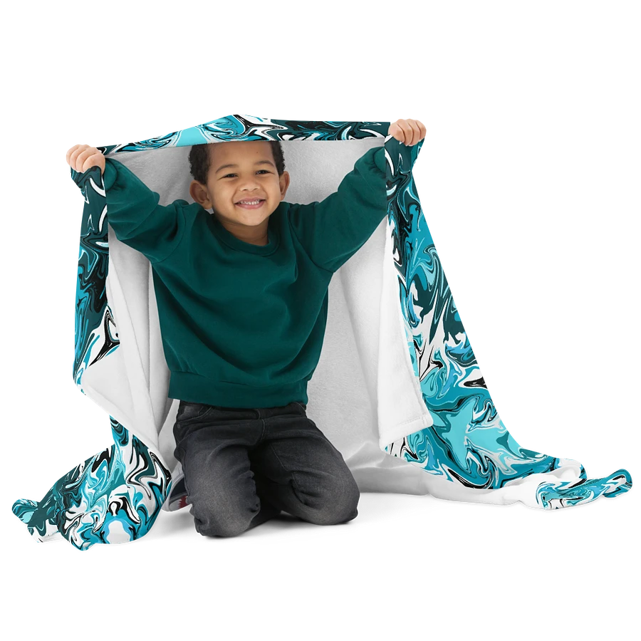 Blue Swirl Blanket product image (14)