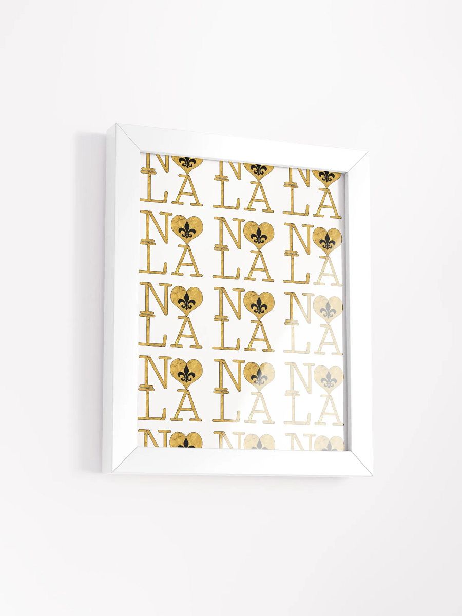 I LOVE NOLA **LEGACY POSTER** (GOLD WRAP FULL INFINITY WALL) product image (2)