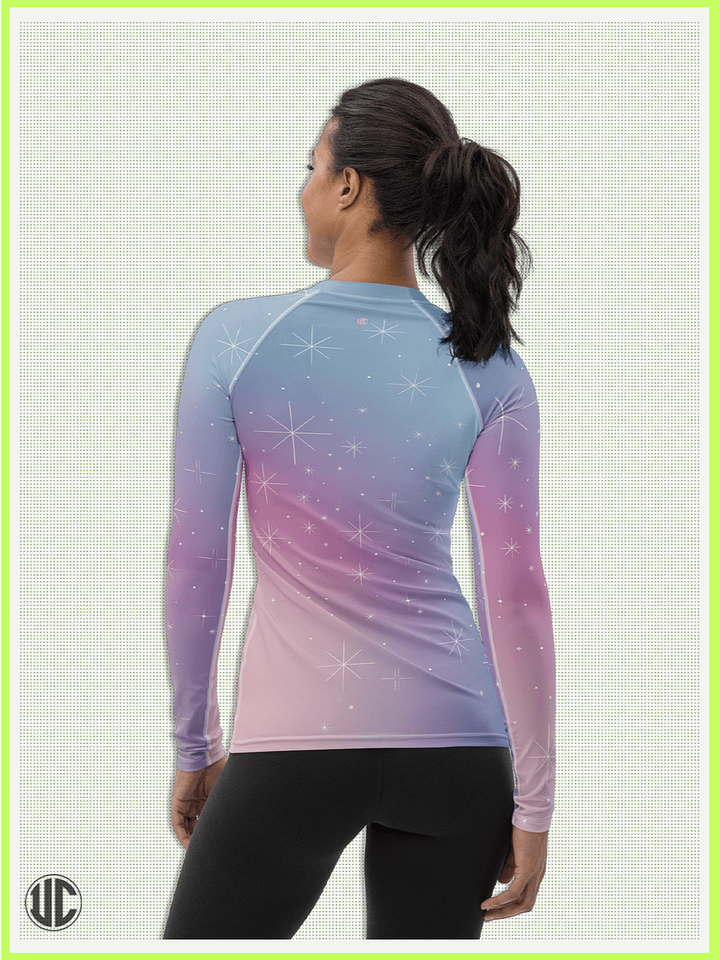 Sunset Constellations – Women’s Rash Guard product image (2)