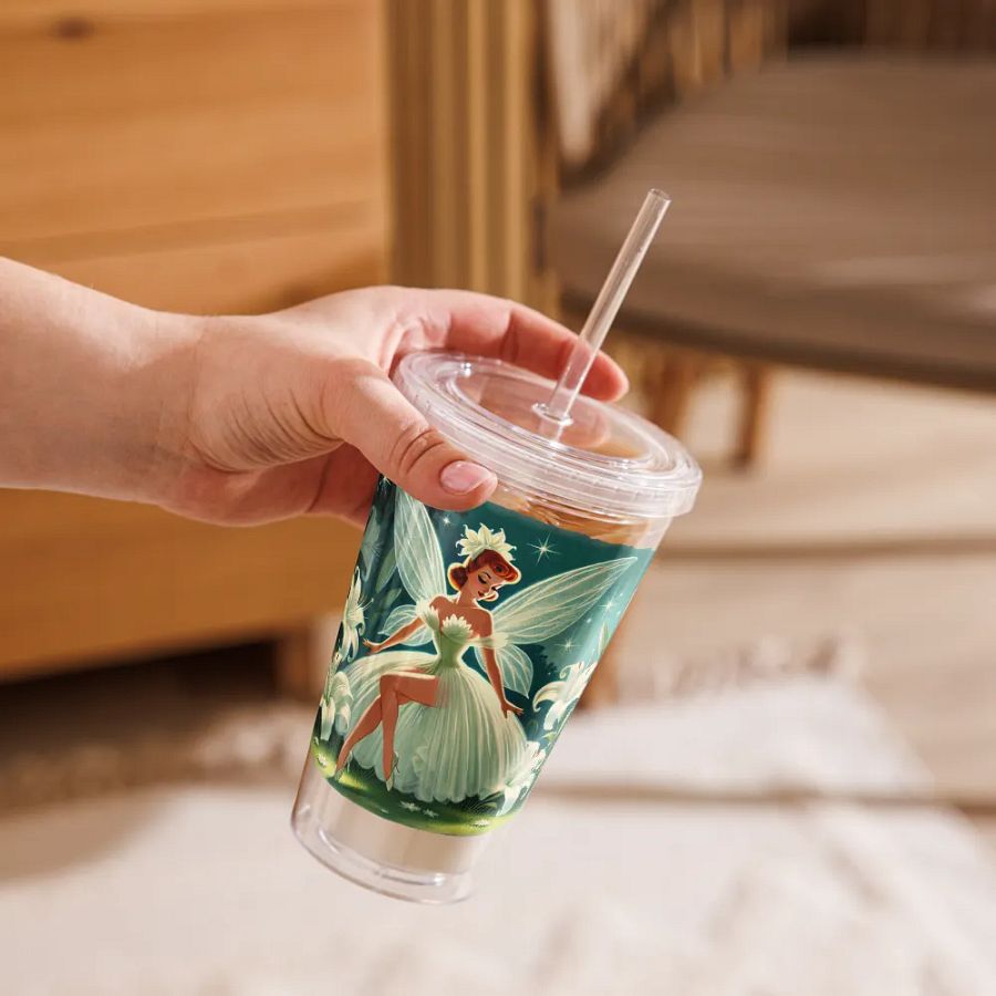 Whimsical Lily Fairy Garden Tumbler product image (9)