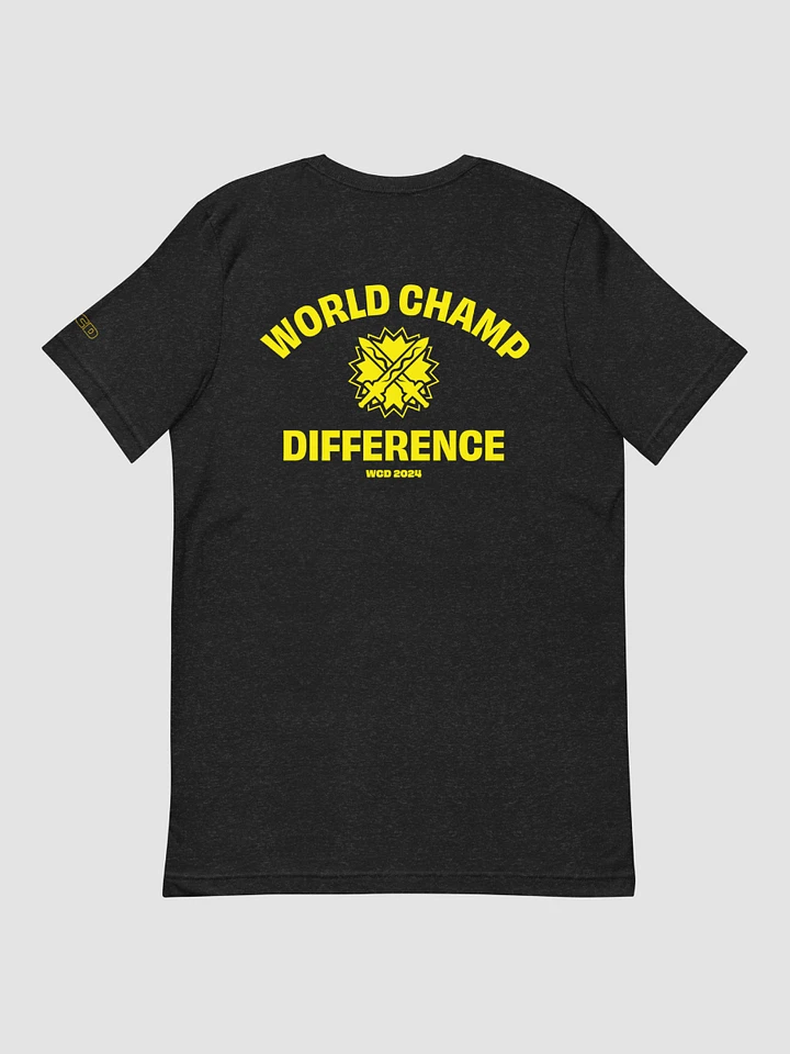 WolfeyVGC World Champ Black Shirt - Yellow product image (1)