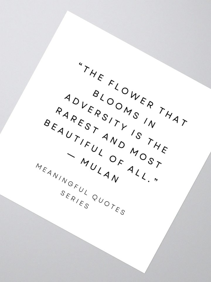 Adversity Blooms. product image (2)