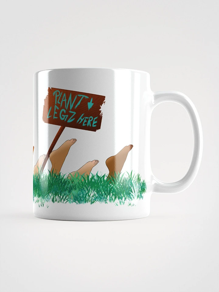 PLANT LEGZ HERE - White Glossy Mug product image (2)