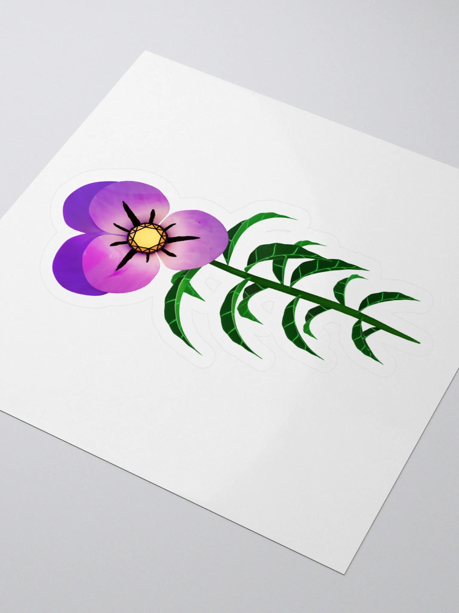 Magic Violet Flower - Sticker product image (3)