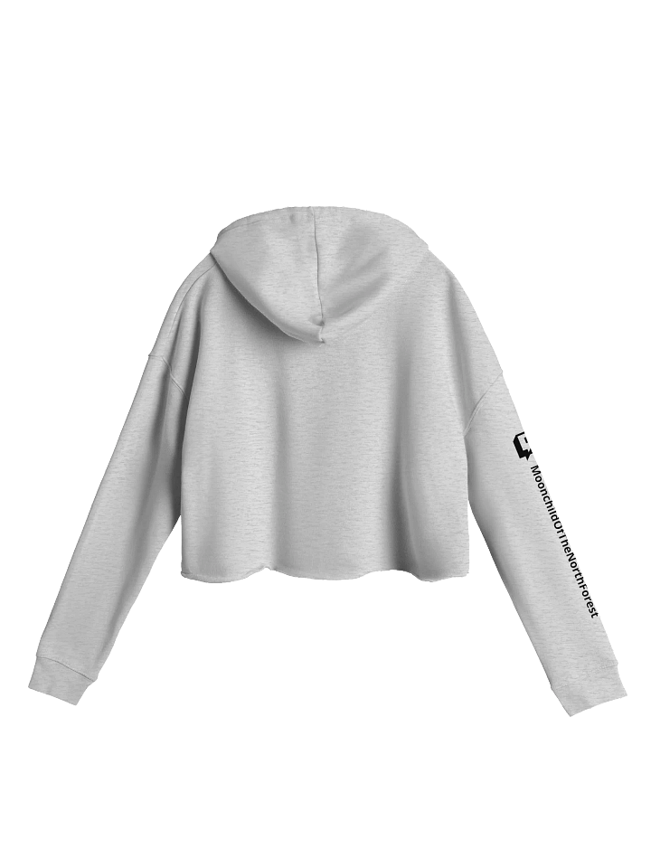 Northern Saw-whet Owl Lightweight Crop Hoodie (Light Colours) product image (7)