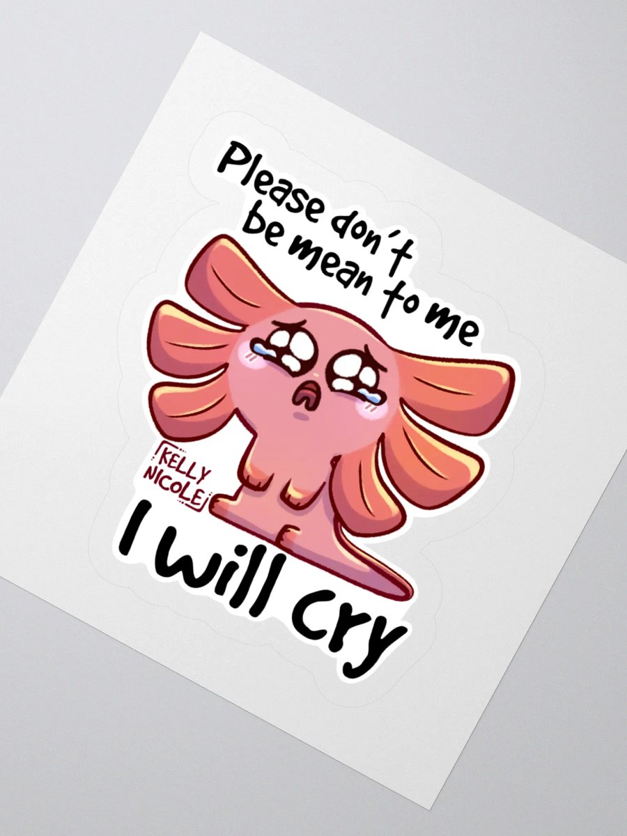 I Will Cry Spud Sticker product image (5)