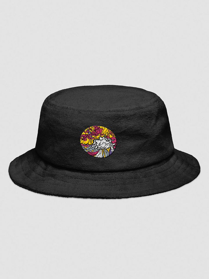 Ripple Effect Terry Bucket Hat - Wave at Sunset product image (3)