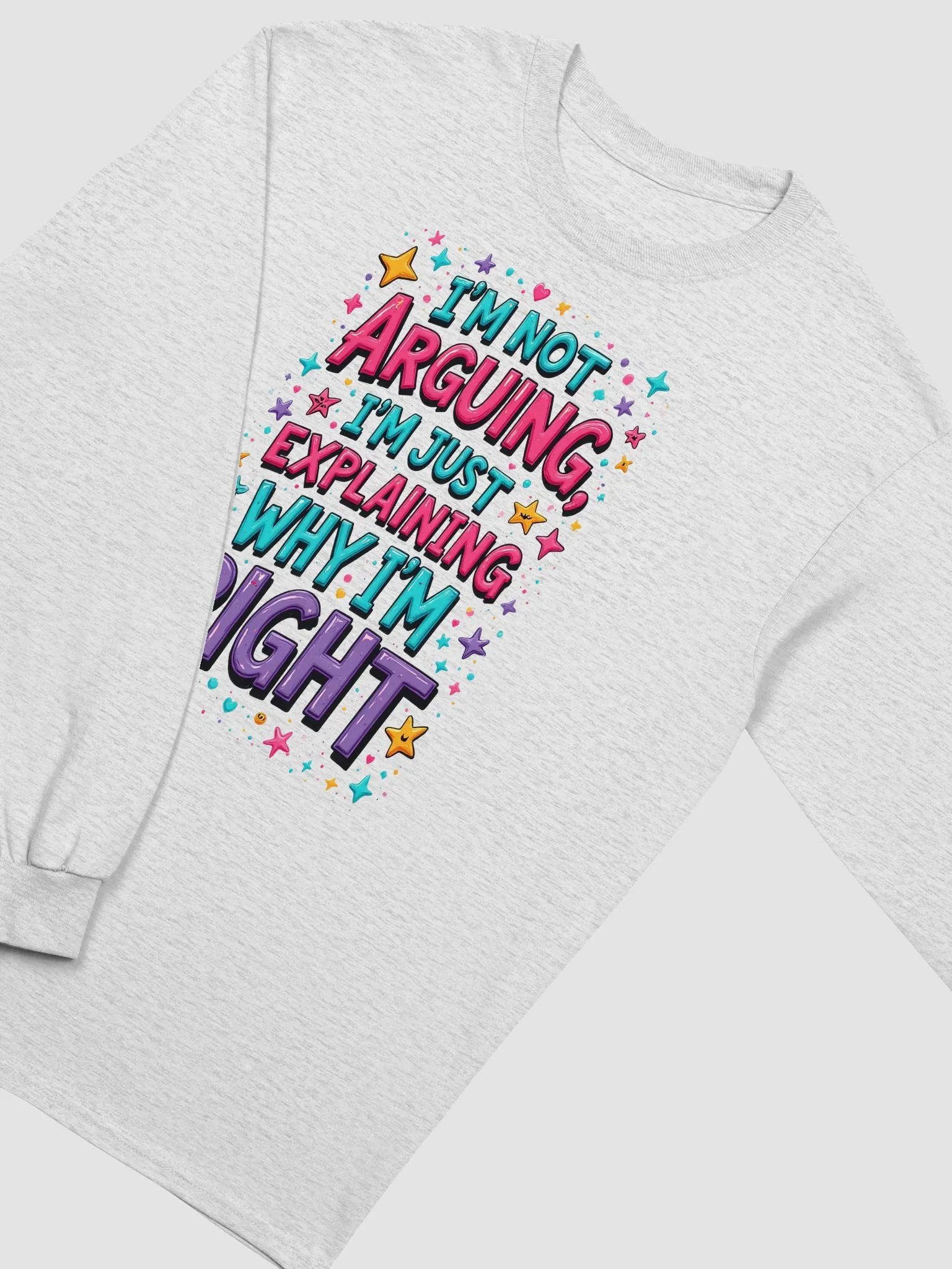 Playful Explanation Long Sleeve Tee product image (33)