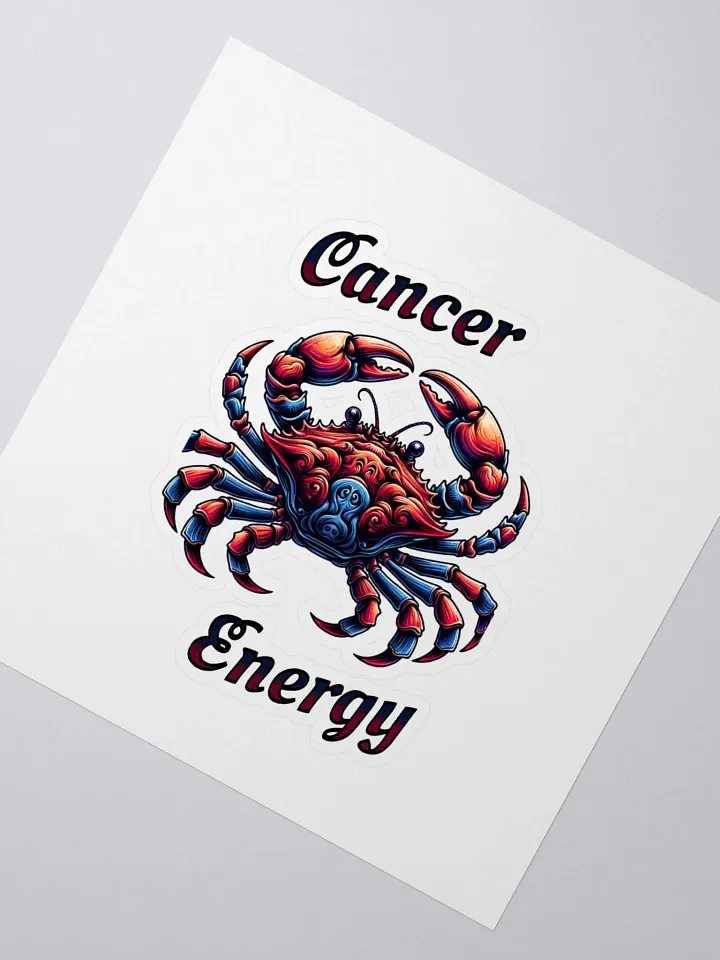 Zodiac Sign Cancer Energy Sticker product image (2)