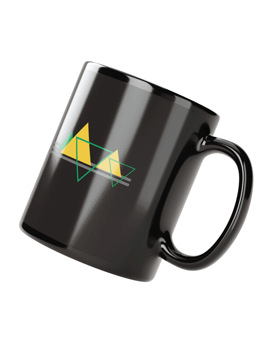 Line & Vertex Vibrant Design Mug Black product image (4)
