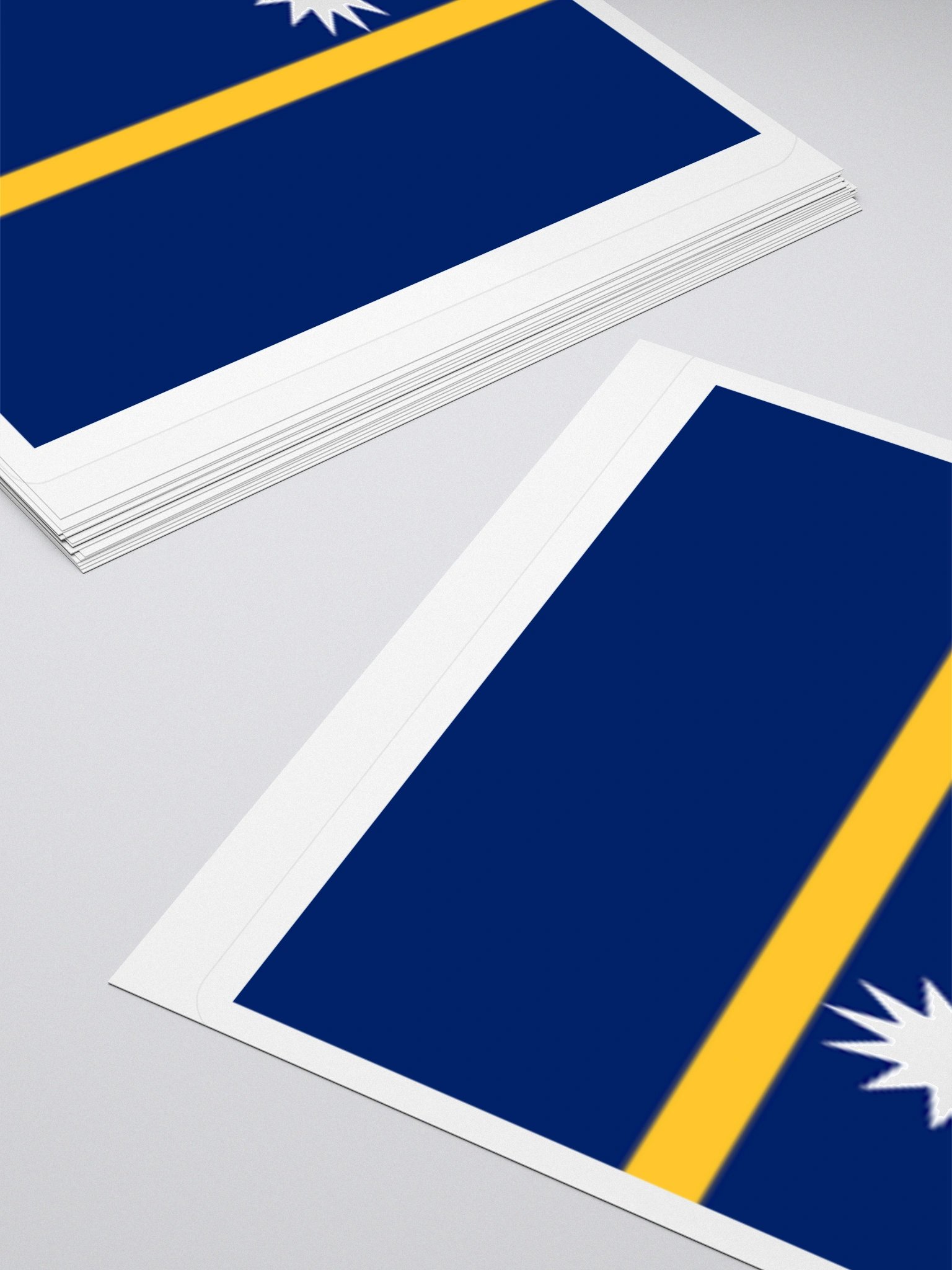 Exclusive Nauru Flag Kiss-Cut Sticker by TDS Music - Unique Design (3" x 3", 4" x 4", 5.5" x 5.5") product image (12)